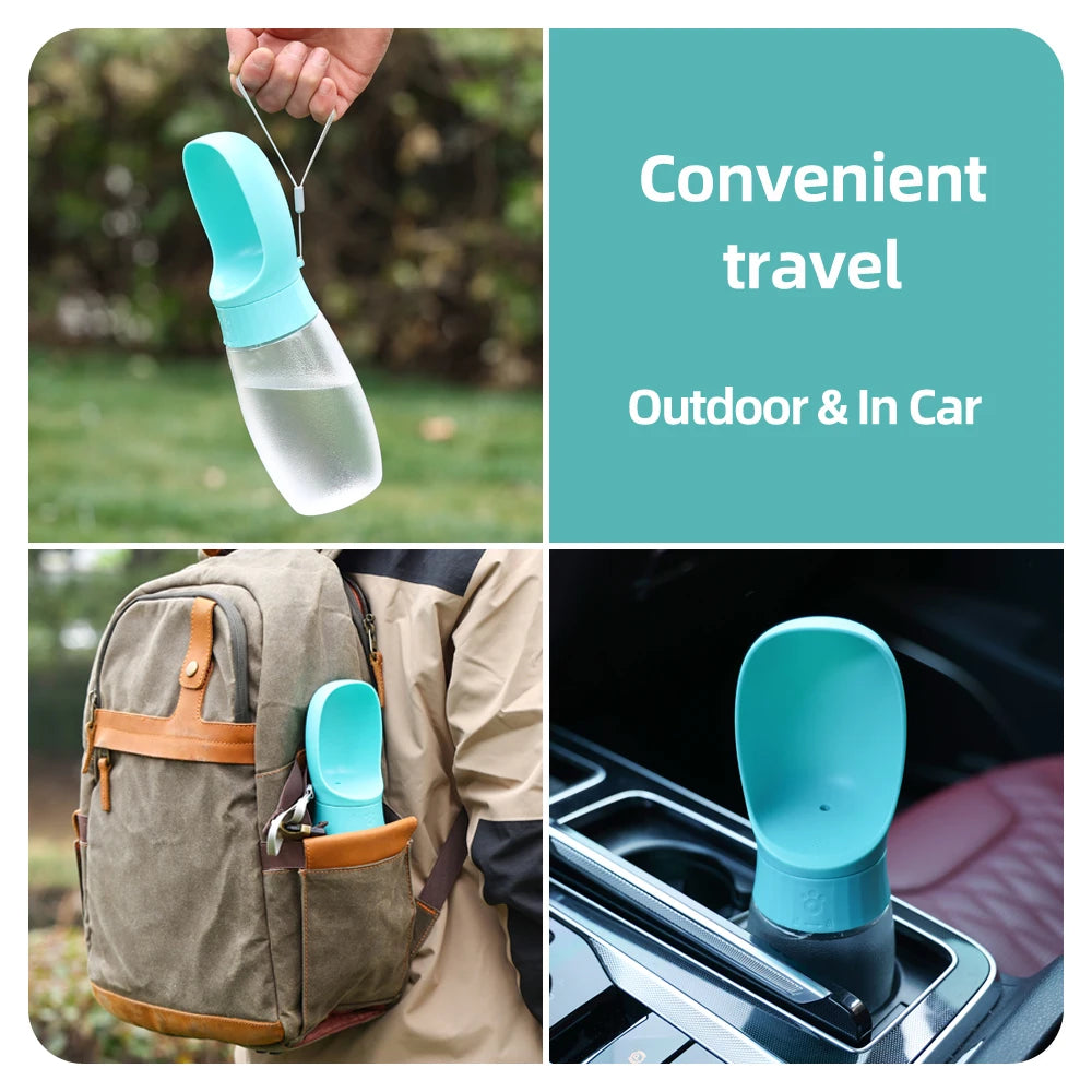 Bouteille d'Eau Portable pour Chien - Distributeur d'Eau pour Animaux de Compagnie, Idéal pour les Promenades et Voyages en Plein Air
