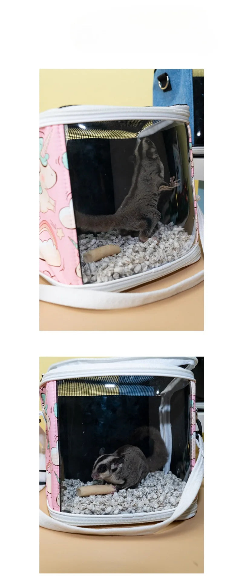 Cage à Oiseaux Portable Respirante – Cage Détachable pour Perroquet, Hamster, Cochon d’Inde, Sac de Voyage Pratique pour Animaux de Compagnie