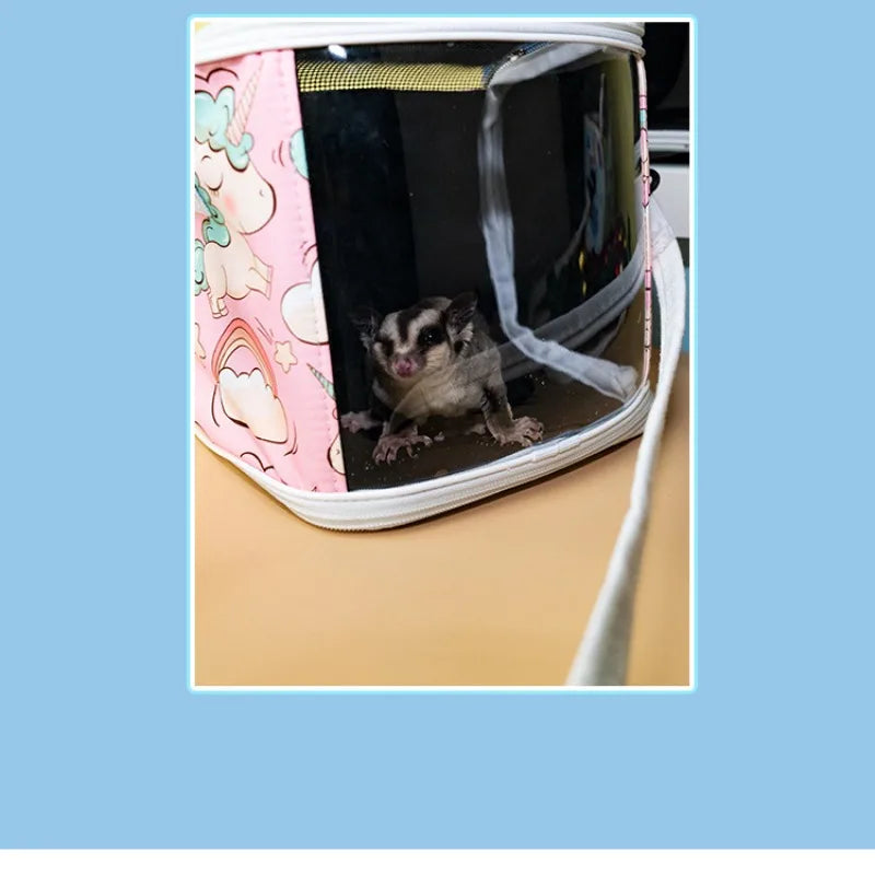 Cage à Oiseaux Portable Respirante – Cage Détachable pour Perroquet, Hamster, Cochon d’Inde, Sac de Voyage Pratique pour Animaux de Compagnie