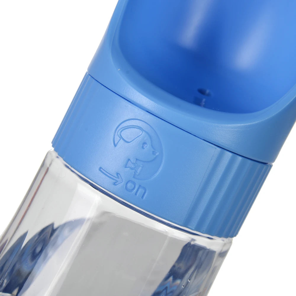 Bouteille d'Eau Portable 2 en 1 pour Chien - Distributeur d'Eau et Récipient Alimentaire, Bol à Boire pour Chiens et Chats