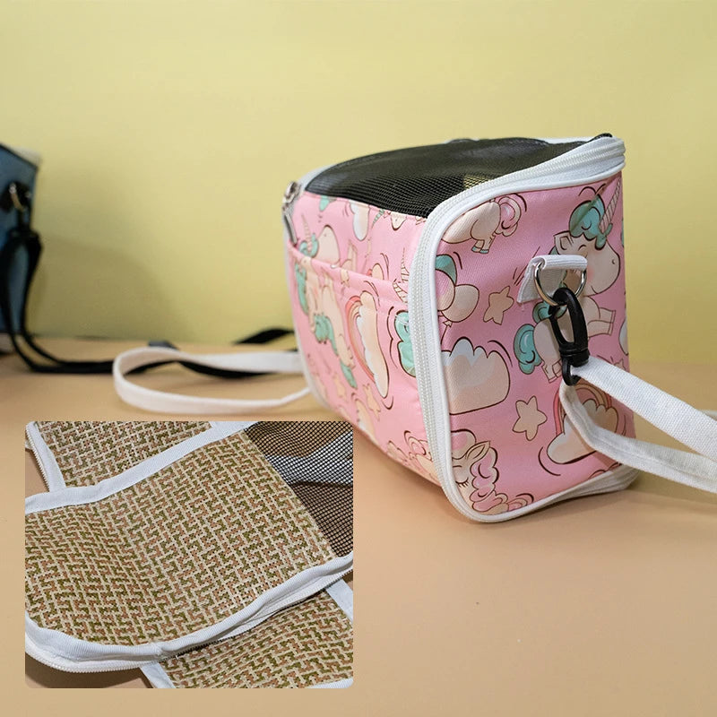 Cage à Oiseaux Portable Respirante – Cage Détachable pour Perroquet, Hamster, Cochon d’Inde, Sac de Voyage Pratique pour Animaux de Compagnie