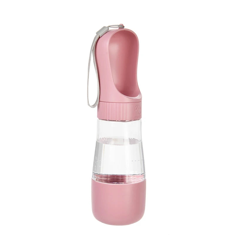 Bouteille d'Eau Portable 2 en 1 pour Chien - Distributeur d'Eau et Récipient Alimentaire, Bol à Boire pour Chiens et Chats