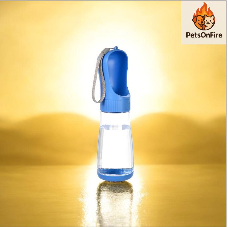 Bouteille d'Eau Portable 2 en 1 pour Chien - Distributeur d'Eau et Récipient Alimentaire, Bol à Boire pour Chiens et Chats