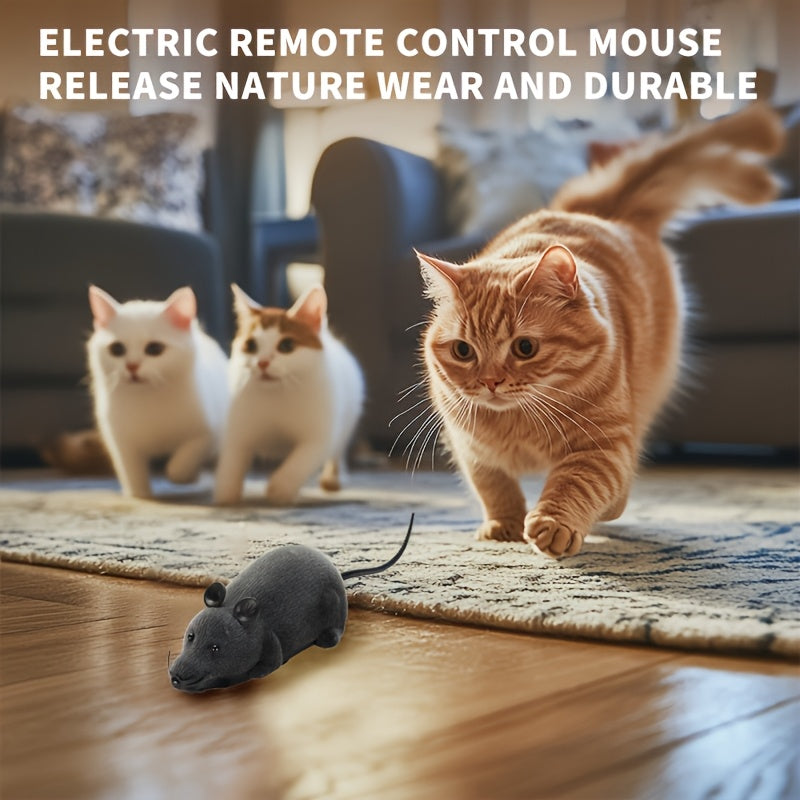 Jouet Souris Télécommandée – Pour Chats & Chiens, Plastique Durable, Fun Assuré !